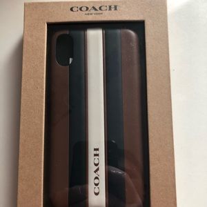 Coach iPhone X phone case